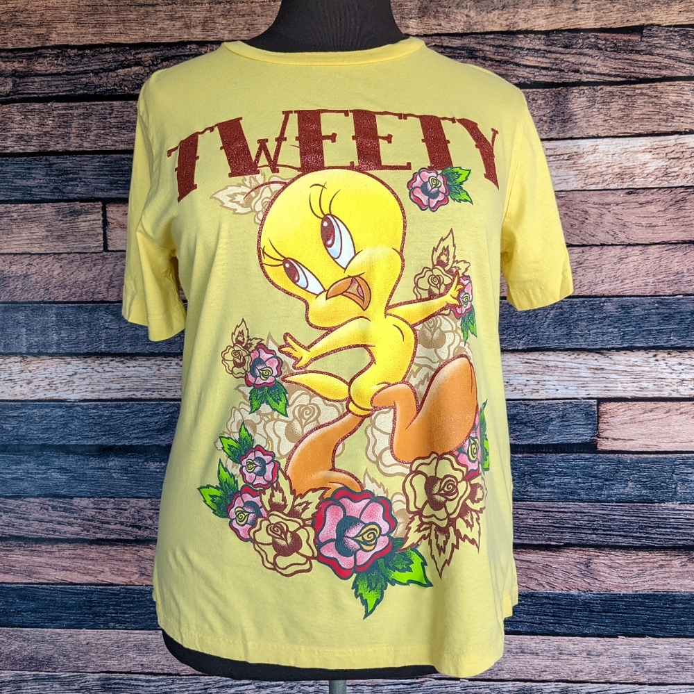 Happy Tweety Vintage Yellow Tee